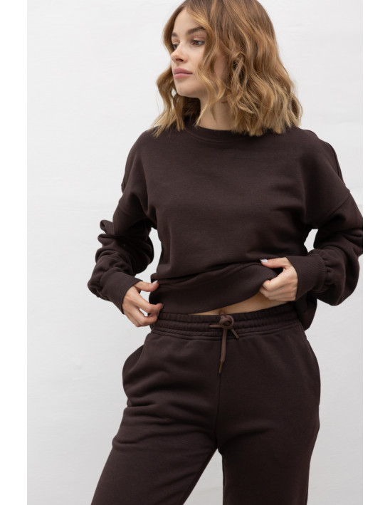 КОСТЮМ ПЕТЛЯ ОДНОТОН, коричневий — Жіночий та молодіжний одяг P.E.T. Collection - pet.km.ua