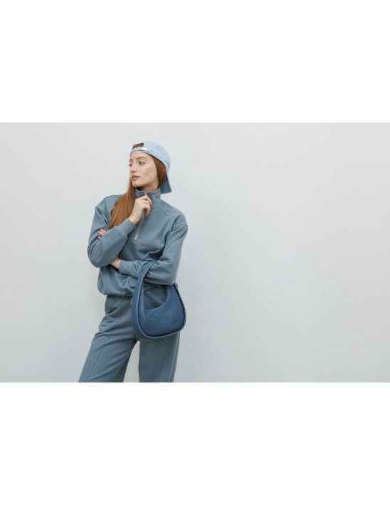 КОСТЮМ З КОРОТКОЮ БЛИСКАВКОЮ, джинс — Жіночий та молодіжний одяг P.E.T. Collection - pet.km.ua