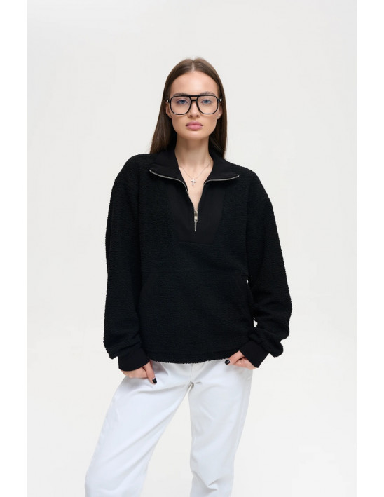 КОФТА ТЕДІ, чорний — Жіночий та молодіжний одяг P.E.T. Collection - pet.km.ua