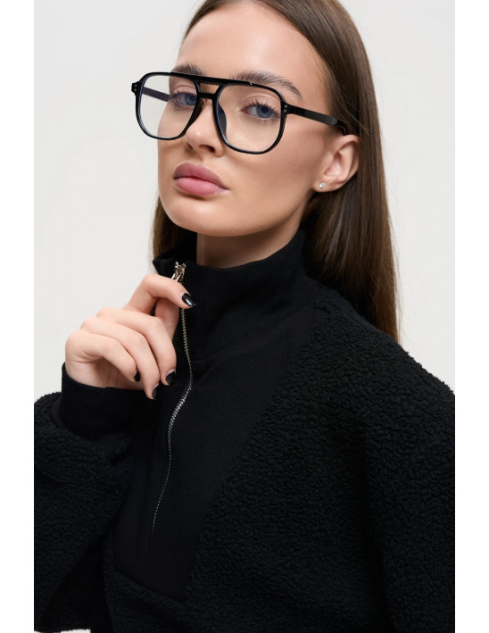 КОФТА ТЕДІ, чорний — Жіночий та молодіжний одяг P.E.T. Collection - pet.km.ua