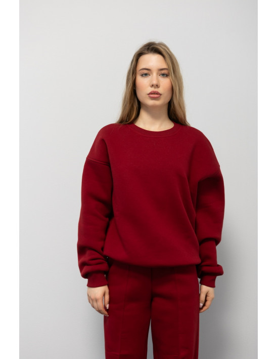КОСТЮМ ПАЛАЦО ФЛІС, бордо — Жіночий та молодіжний одяг P.E.T. Collection - pet.km.ua