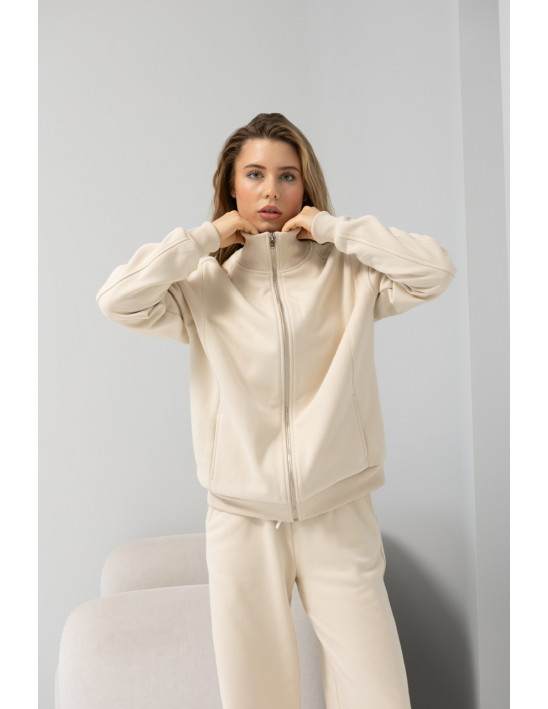 КОСТЮМ ЛІЯ НА ФЛІСІ, крем — Жіночий та молодіжний одяг P.E.T. Collection - pet.km.ua