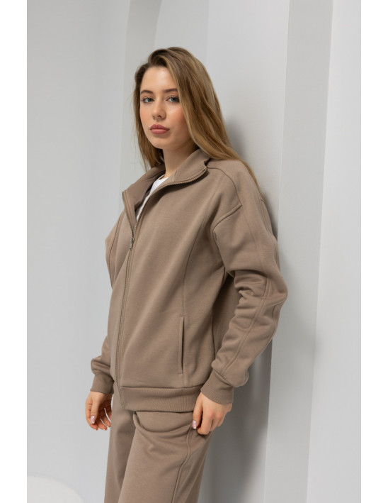 КОСТЮМ ЛІЯ НА ФЛІСІ, мокко — Жіночий та молодіжний одяг P.E.T. Collection - pet.km.ua