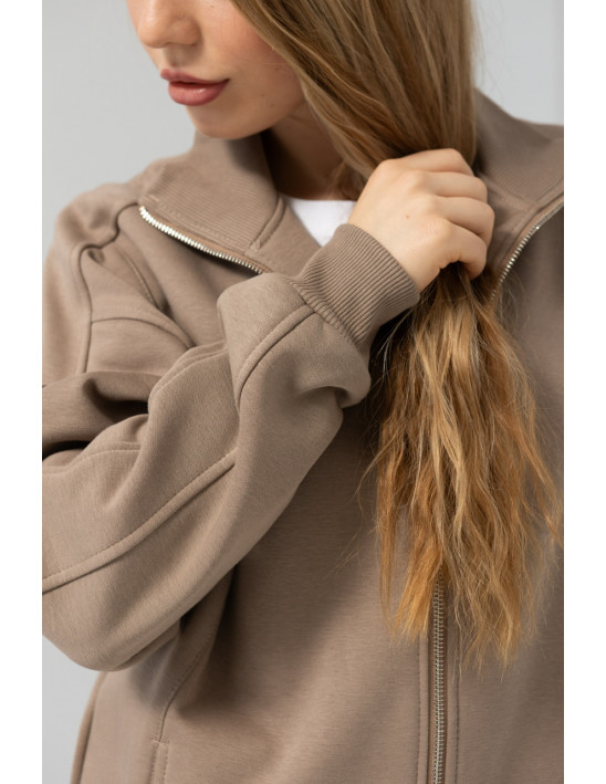 КОСТЮМ ЛІЯ НА ФЛІСІ, мокко — Жіночий та молодіжний одяг P.E.T. Collection - pet.km.ua